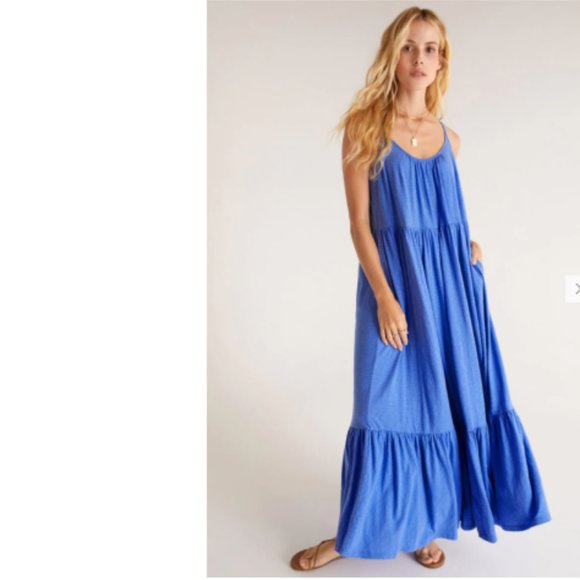 Z Supply Dresses & Skirts - Z SUPPLY | Lido Slub Dress in Pacific Blue Medium